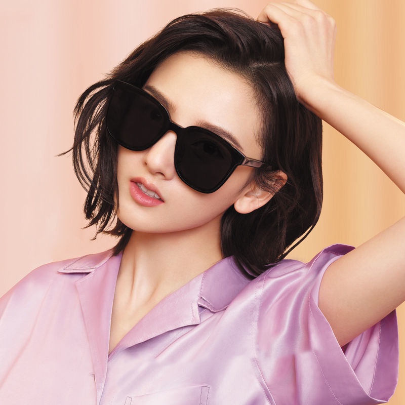 Kính Mát Hình Chữ V Mắt Mèo Màu Đen Thời Trang Dành Cho Nữ 7