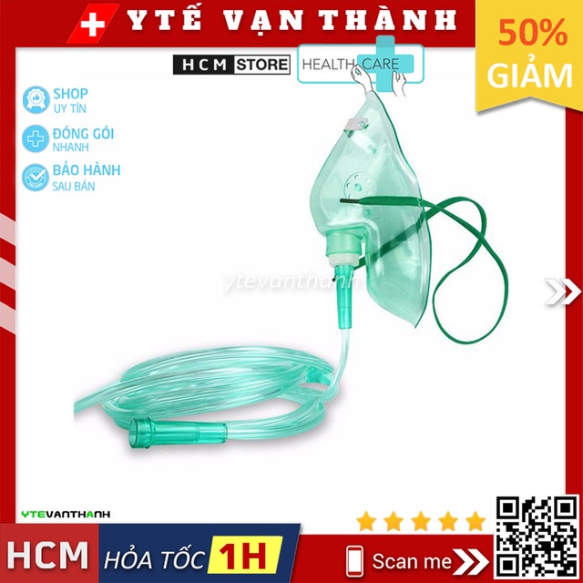 ✅ Mặt Nạ Thở Oxy Không Túi GreetMed | Hoặc Mask Oxy Thương Hiệu Tương Đương -VT0202