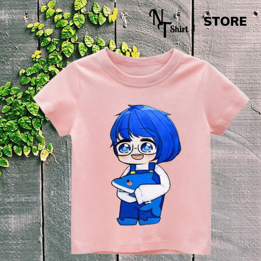 Áo thun bé gái in hình Hero Team, Áo cotton xịn mặc mát thoải mái hình chất lượng NTshirt 04