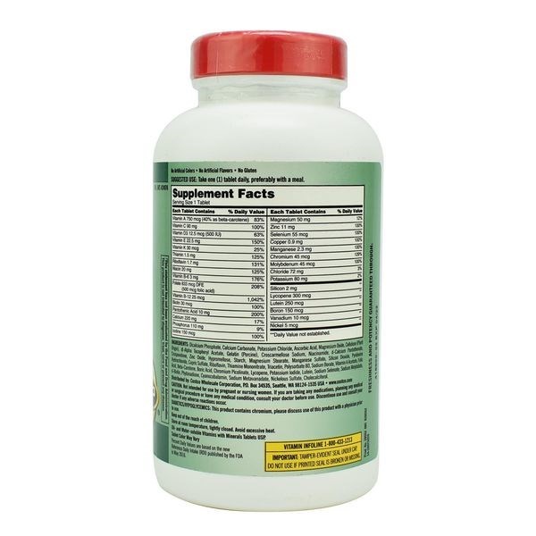 Viên uống Vitamin tổng hợp Kirkland Mature Multi Adult 50 plus Hộp 400 viên Healthy Care quatangme