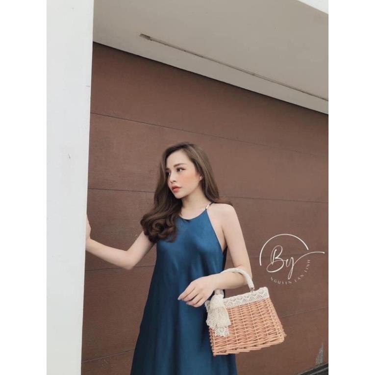 [SupperSale] Váy Yếm Lụa Thái Dáng Dài | BigBuy360 - bigbuy360.vn