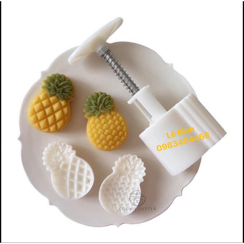 Khuôn bánh dứa 2 mặt 50gr