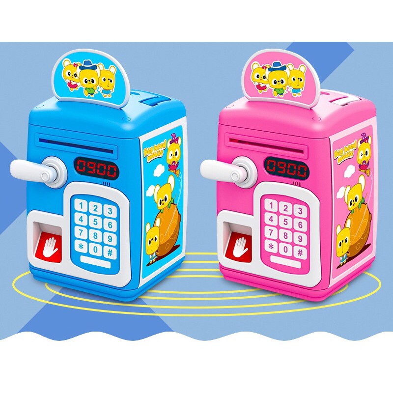 Két Sắt Mini Mật Khẩu Thông Minh In Dấu Vân Tay Cho Bé Dùng Pin Tự Động