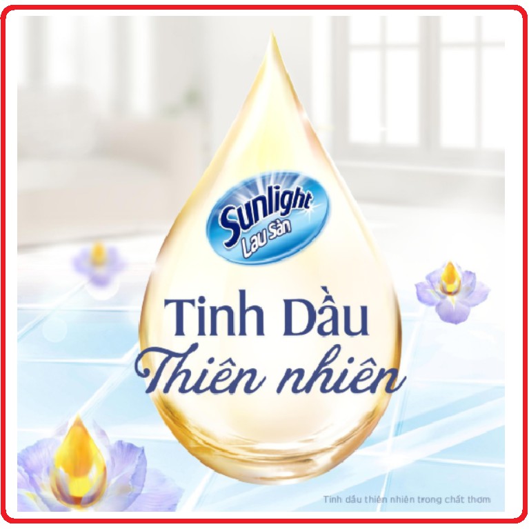 Nước Lau Sàn SUNLIGHT Tinh Dầu Thảo Mộc Thiên Nhiên Túi 3,6Kg