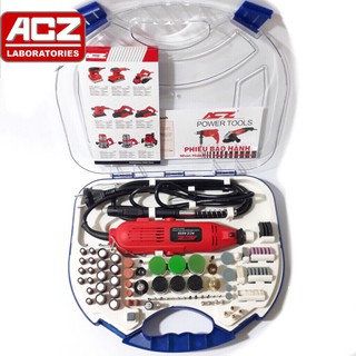 Bộ Máy Khoan, Máy Mài Khuôn Cắt Khắc Mini Đa Năng ACZ 100 Chi Tiết - 180W - Điều Chỉnh 6 Tốc Độ