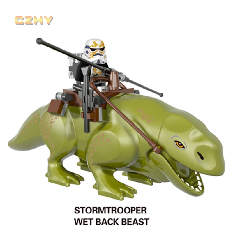 Đồ Chơi Lắp Ráp Mô Hình Mandalorian Grogu Dewback Mini