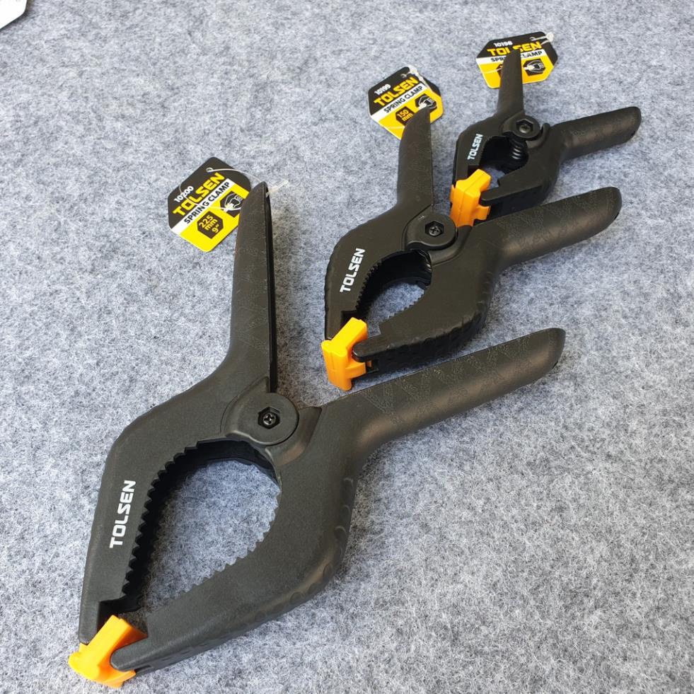 Kẹp nhanh chữ A lò xo kẹp gỗ, cơ khí thông minh Tolsen 10198 /10199 /10200 - Thân hỗn hợp sợi thủy tinh