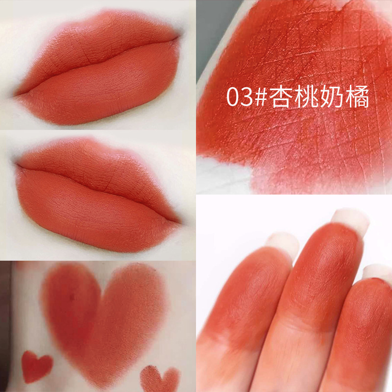 (Hàng Mới Về) Son Kem Lì Mịn Mượt Như Nhung Thiết Kế Hình Gấu Dễ Thương | BigBuy360 - bigbuy360.vn