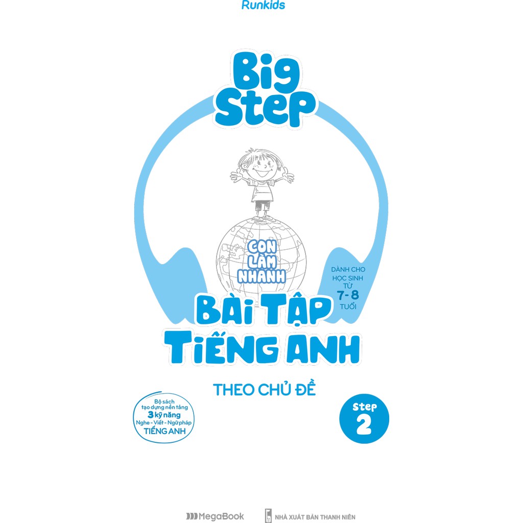 Sách - Big Step - Con Làm Nhanh Bài Tập Tiếng Anh Theo Chủ Đề Step 2 - Tặng Kèm Một Cuốn Truyện Tranh Ngẫu nhiên