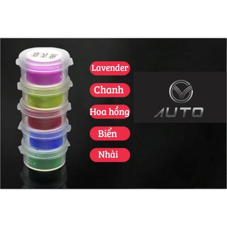 Hộp 2 viên sáp thơm bổ sung cho nước hoa cánh quạt cho ô tô, xe hơi gắn cửa gió điều hoà