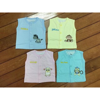 Áo gile cotton cho bé size 3-12kg