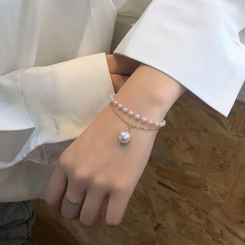 Vòng tay thiết kế đơn giản xinh xắn trẻ trung cho nữ