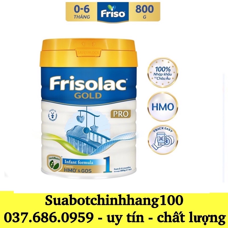 Sữa bột Frisolac gold pro 1 800g