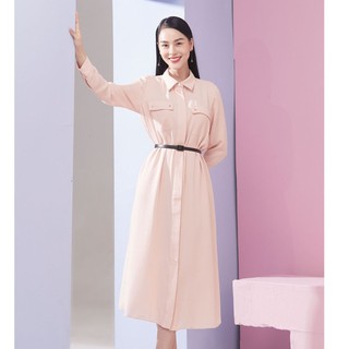 Đầm hồng thiết kế Elise