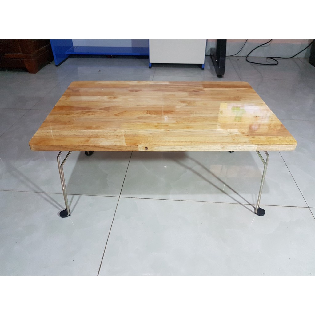 Bàn gỗ cao su 50x70 ( gỗ thịt)