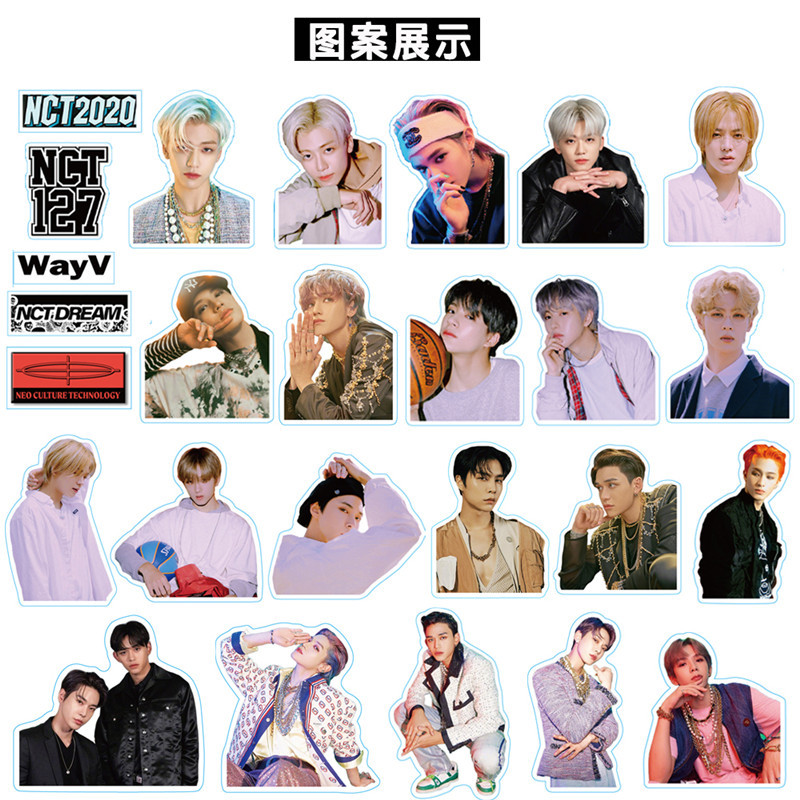 Bộ 109 Sticker Dán Trang Trí Hành Lý Nct127 2020