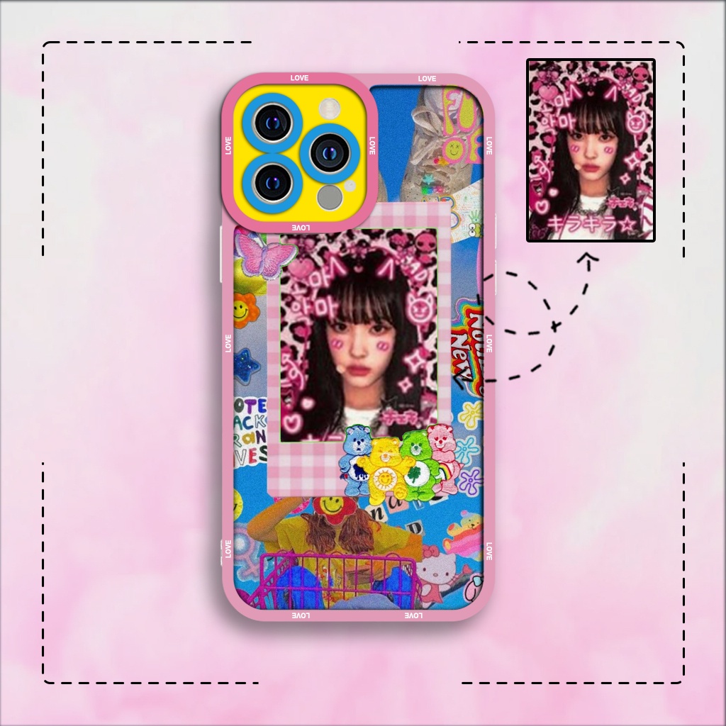 Ốp lưng điện thoại JM CASE lồng ảnh hoạ tiết gấu cute dễ thương cute 6/6pl/6s/6spl/7/7pl/8/8pl/x/xs/11/12/13/pro/max