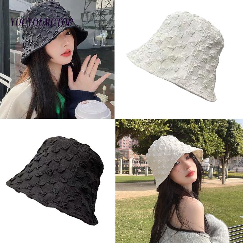 Nón Tai Bèo Vành Rộng Mềm Mại Chống Tia UV Màu Trơn Thời Trang Xuân Hè Cho Nữ