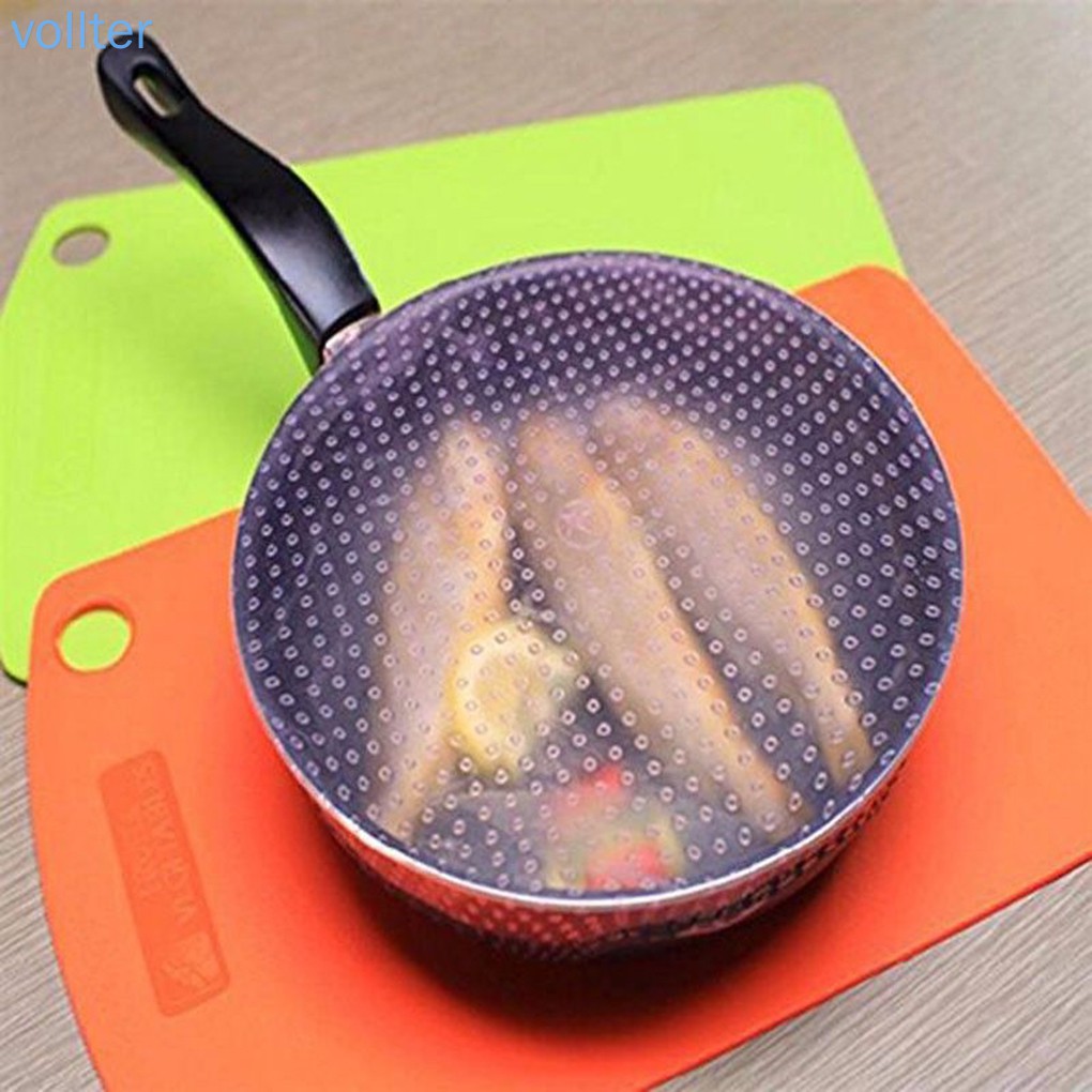 Set 1 / 4 Nắp Silicon Bảo Quản Thực Phẩm Tiện Lợi