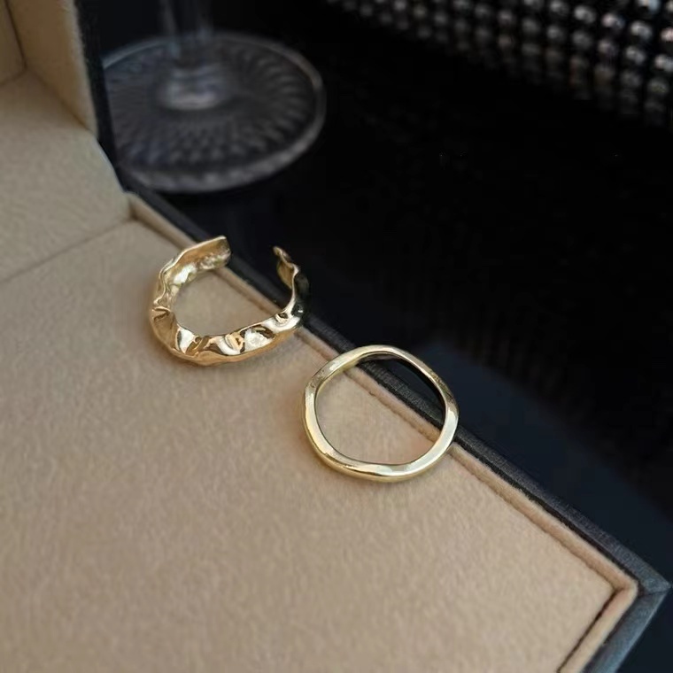Set 2 nhẫn thiết kế đơn giản hợp thời trang cho nữ