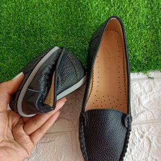 (HÌNH THẬT) GIÀY MỌI DA BÒ 100%