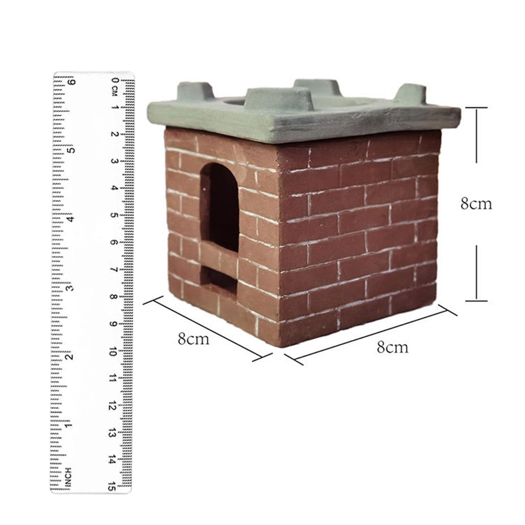 Bếp Lò Mini Đồ Chơi DIY Trang Trí Nhà Búp Bê Cho Bé