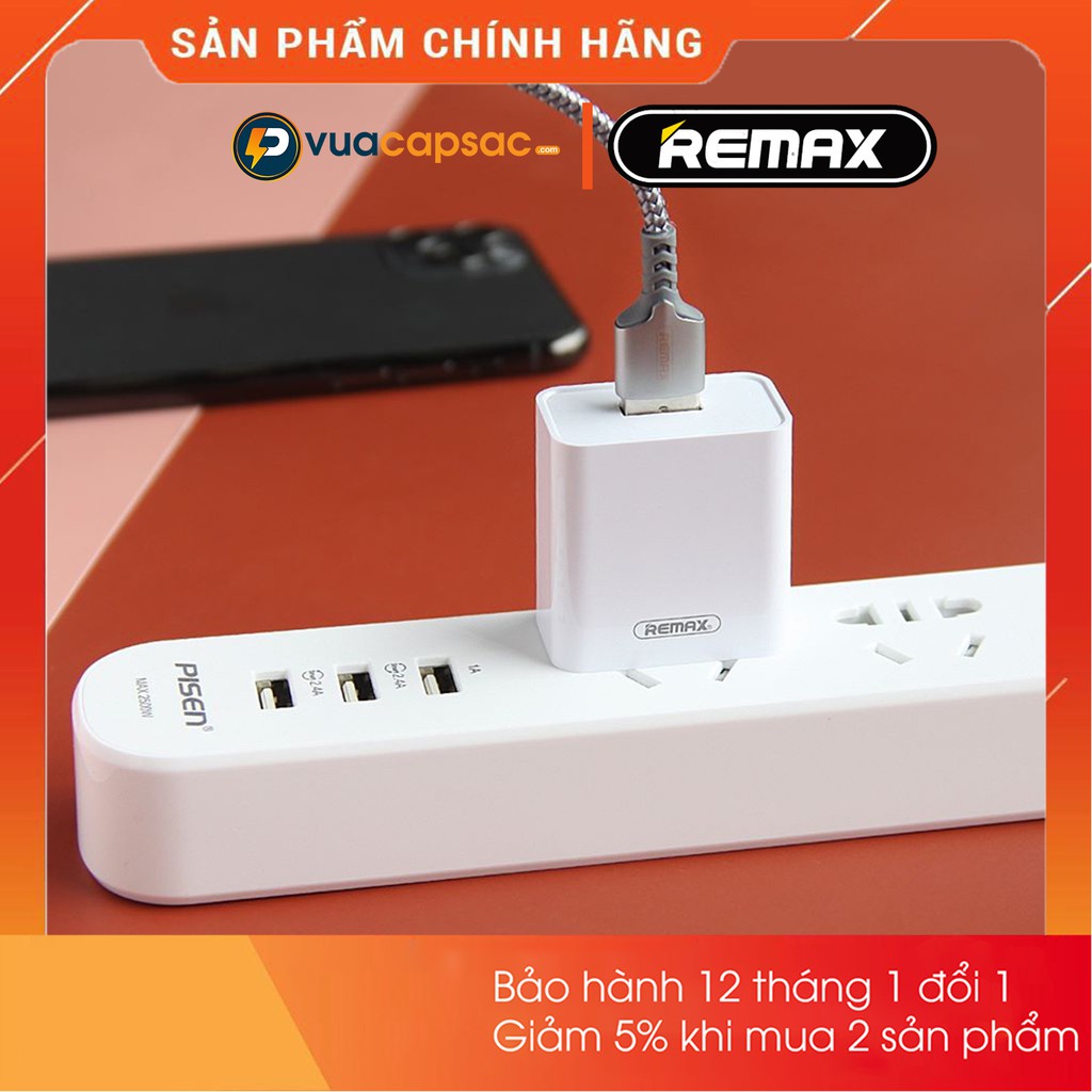 Củ sạc nhanh iPhone 2.1A chính hãng Remax Rp U110