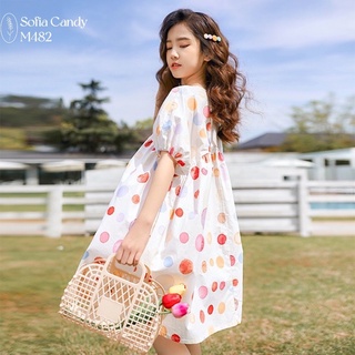 [THANH LÝ]- Váy chấm bi Sofia Candy size 12/18m-9/10y (10-40kg)