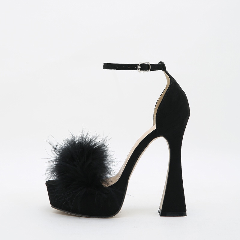 Giày cao gót đế dày chống thấm nước thời trang cho nữ