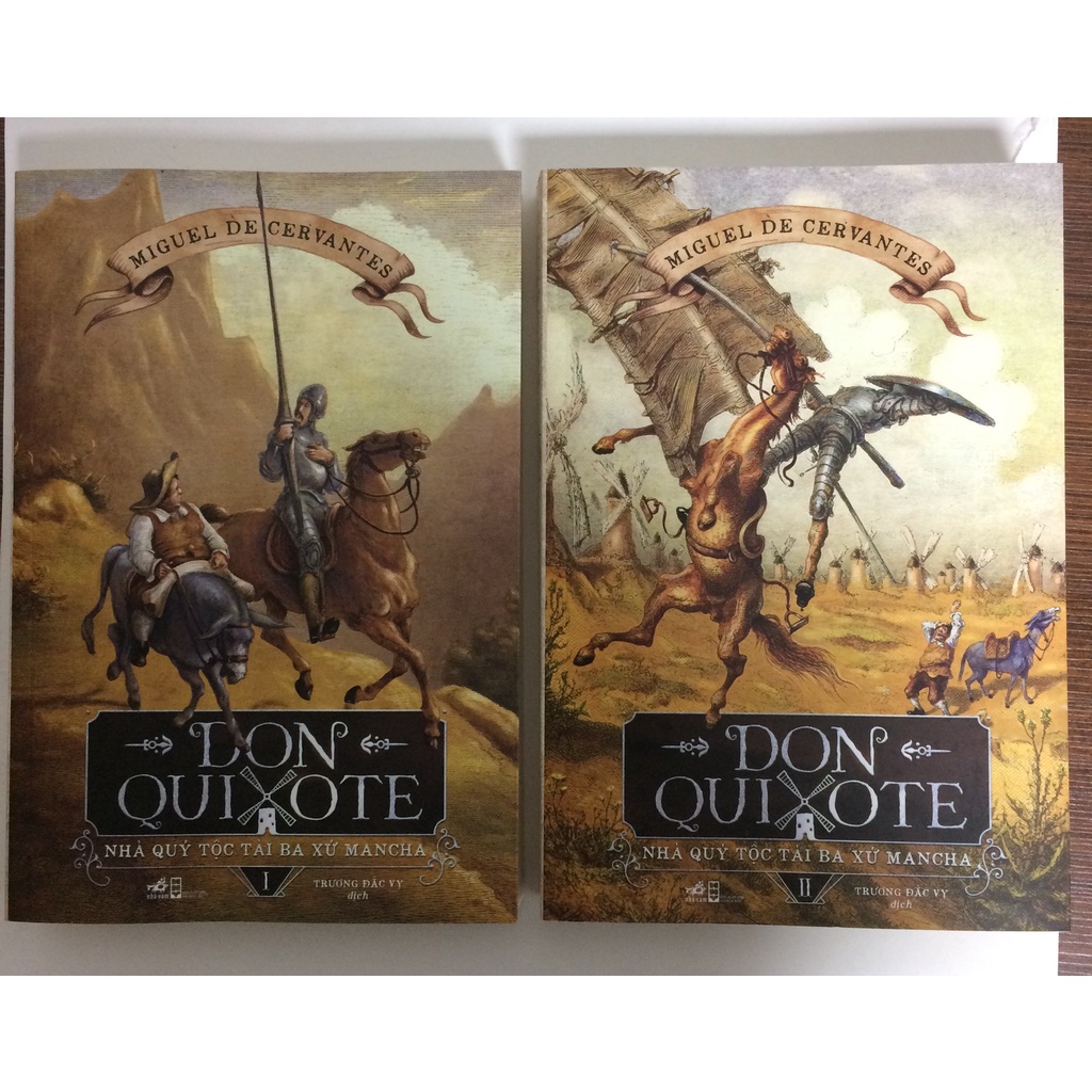 Sách - Combo Don Quixote - Nhà Quý Tộc Tài Ba Xứ Mancha - Tập 1 Và 2 (Bộ 2 Tập)