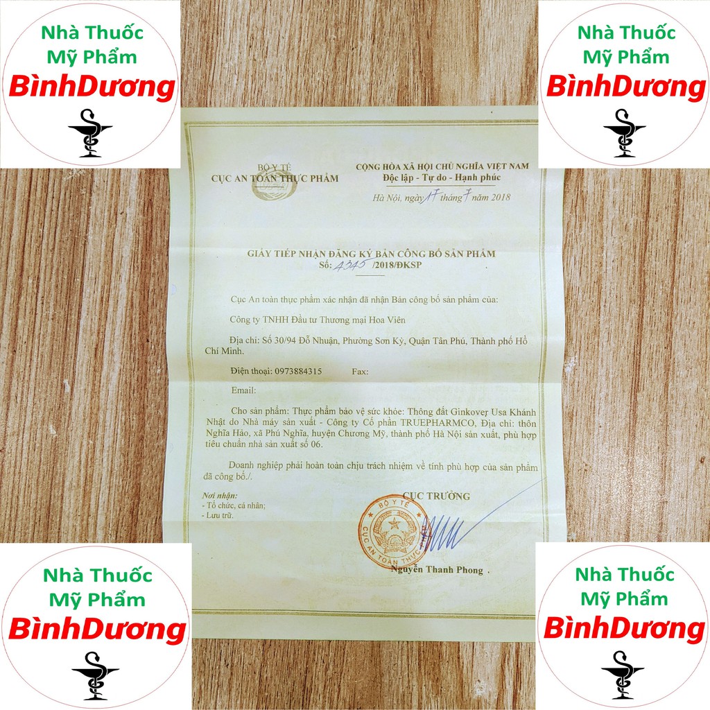 Thông Đất Ginkover USA - Lưu Thông Máu Lên Não, Giảm Đau Đầu, Chóng Mặt, Giúp Ngủ Ngon  - FreeShip