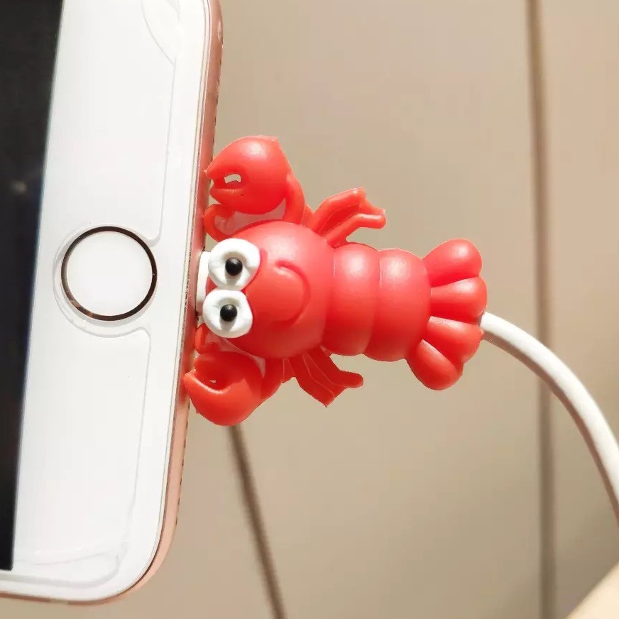 Phụ Kiện Bảo Vệ Dây Cáp Sạc Chống Gãy Hình Bạch Tuộc Dễ Thương