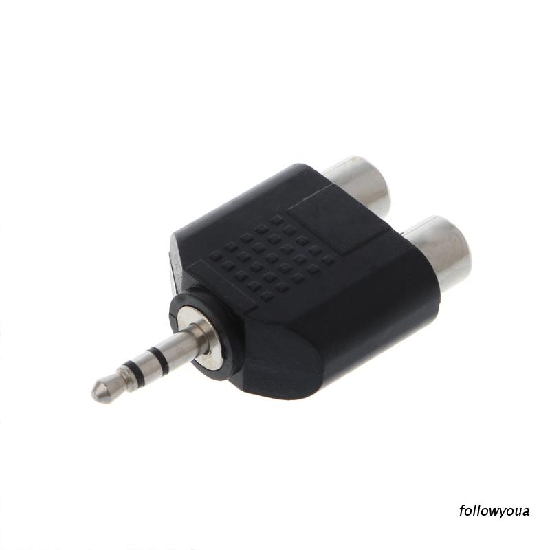Bộ chuyển đổi âm thanh 3.5mm sang 2 RCA chất lượng cao
