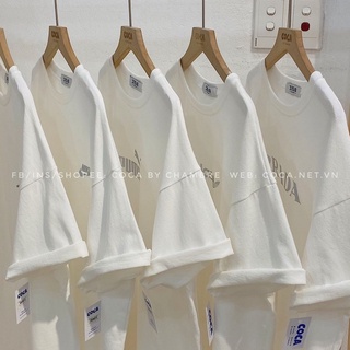 Áo thun cotton mặt lông dày in chữ N I K E phản quang form rộng