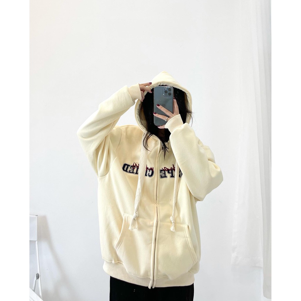 (FREESHIP) Áo khoác hoodie nỉ UNSPE miho house
