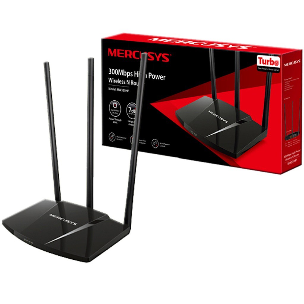Bộ phát wifi xuyên tường độ lợi cao Mercusys MW330HP chuẩn N 300Mbps