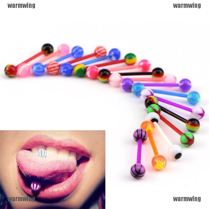 Set 20 Khuyên Cơ Thể DạNg Thanh Tạ NhiềU MàU SắC