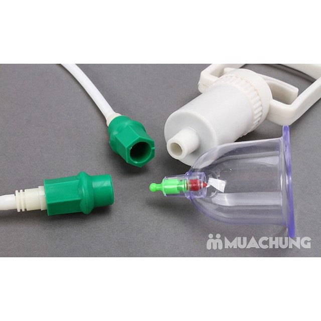 Bộ Giác Hơi Không Cần Lửa 12 Ly Kèm 1 Ống Bơm Chuyên Dụng