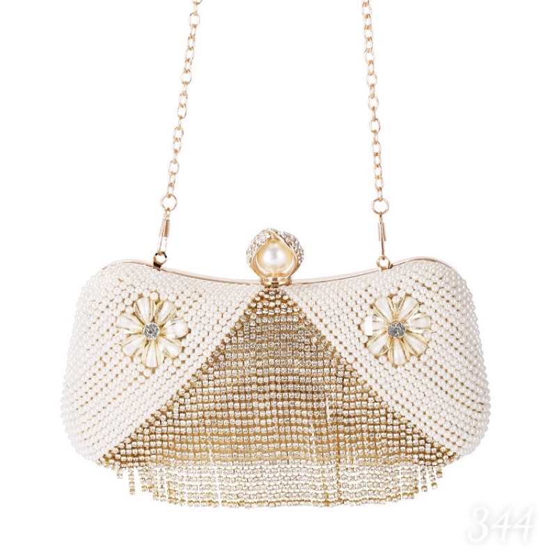 Túi Đầm Đeo Vai Kết Tua