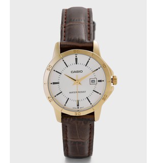 Đồng hồ nữ casio ltp-v004gl-9audf dây da
