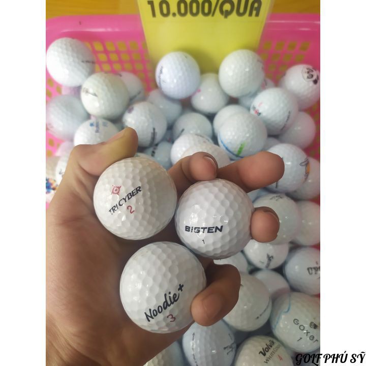 10 quả bóng golf đủ các thương hiệu chuẩn chất lượng