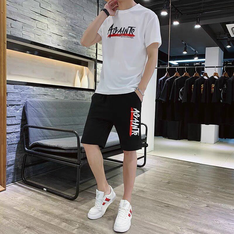 ĐỒ BỘ NAM THỂ THAO, SET BỘ ĐÙI NAM VÀ ÁO THUN AGAINTE MÁT MẺ CỰC CHẤT 1KENZ