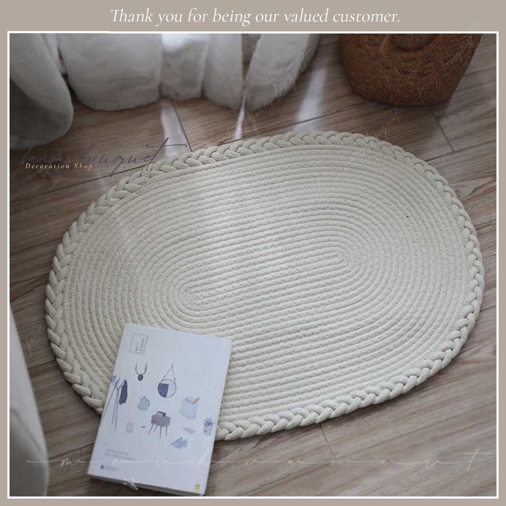 Thảm Chân decor ❤️FREESHIP❤️ Thảm chân Vitage dệt thủ công cao cấp