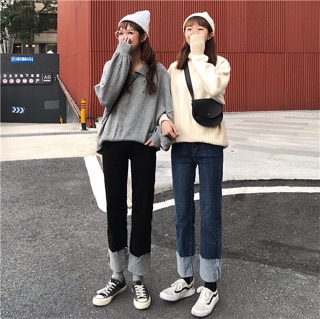 Quần Jeans Xắn Gấu