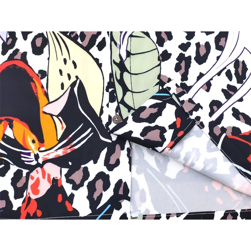 Áo Sơ Mi Tay Dài In Hình WACKO MARIA Plus Size Cho Nam Nữ