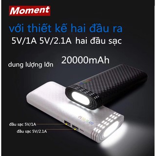 Pin sạc dự phòng - pin sạc dự phòng 20.000mah led 2018 sạc nhanh sạc dự phòng