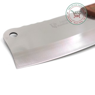 Dao chặt với lưỡi thép lớn không gỉ