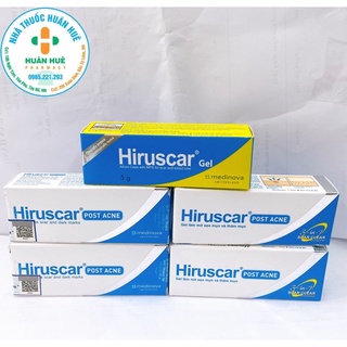 Gel mờ sẹo mụn, sẹo lồi, sẹo lõm, sẹo thâm Hiruscar