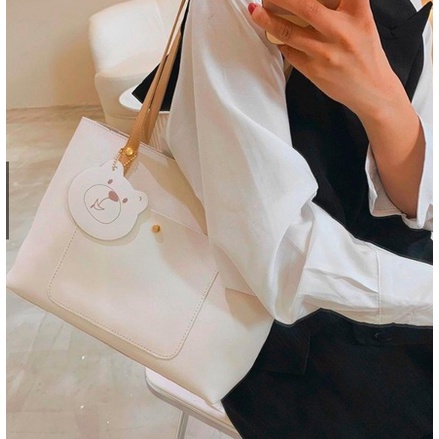 Túi xách nữ tote công sở da mặt gấu,  đeo vai size 30 đi học,làm,đựng vừa sách tài liệu laptop kèm ảnh thật-HC_HA M131