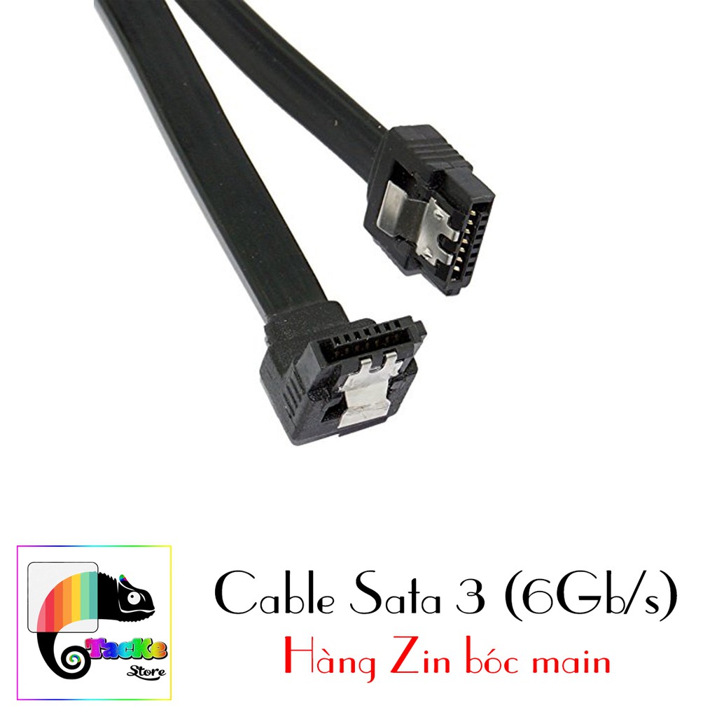 Cáp tín hiệu Sata 3 Hàng bóc main chuẩn 6Gb/s cho HDD, SSD, DVD... Cable sata